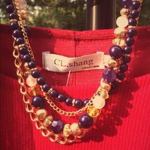 Vintage multi strand necklace